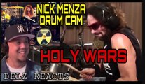 Nick Menza Drum Cam Playing Megadeth Holy Wars (Reaction)