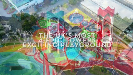 Butlin's new SKYPARK children's play park on its Minehead resort.
