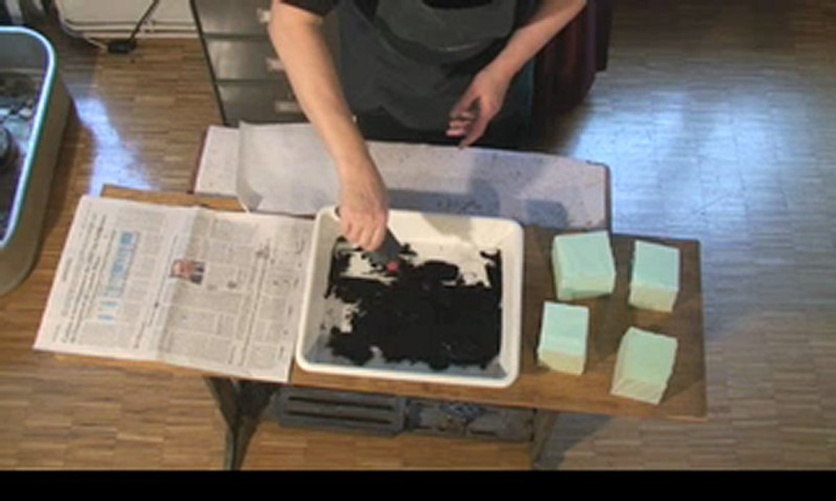 LE PAVÉ EN MOUSSE / FABRICATION