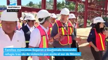 Mexicanos huyen a Guatemala por violencia