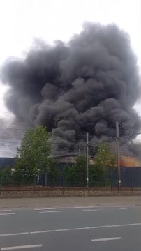 Incendie à Couillet (Charleroi)