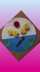 Beautiful Scenery With Chicks Of Bottle Caps