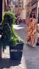 Hi lovely friends  Bushman prank