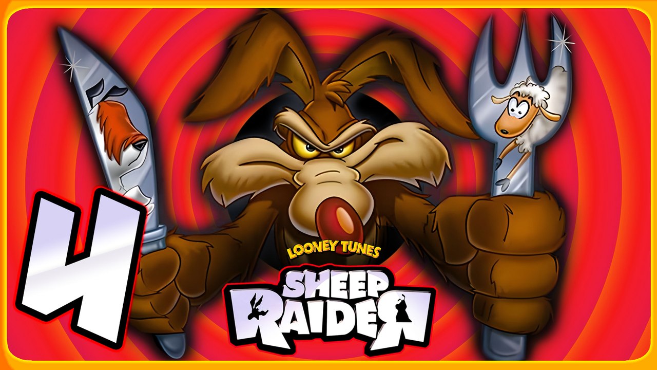 Sheep Raider / Sheep, Dog 'n' Wolf  Walkthrough Part 4 (PS1) 100%