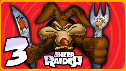 Sheep Raider / Sheep, Dog 'n' Wolf  Walkthrough Part 3 (PS1) 100%