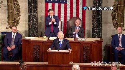 Discurso de Netanyahu no Congresso dos EUA dia 24/07/2024 quarta-feira.