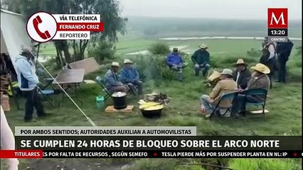 Télécharger la video: Se cumplen 24 horas de bloqueo de ejidatarios sobre Arco Norte por incumplimiento de pagos