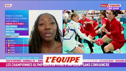 Victoire poussive pour les Bleues face à la Hongrie - JO 2024 - Hand (F)