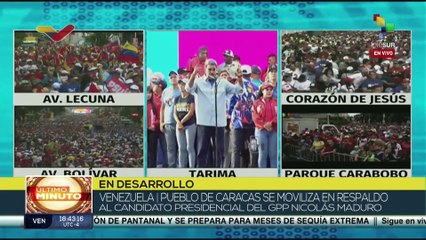 Pdte. Maduro: Solo nosotros garantizamos la paz de Venezuela