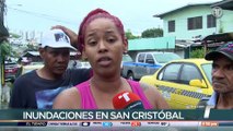 Cerca de 60 viviendas afectadas por inundaciones en San Cristóbal