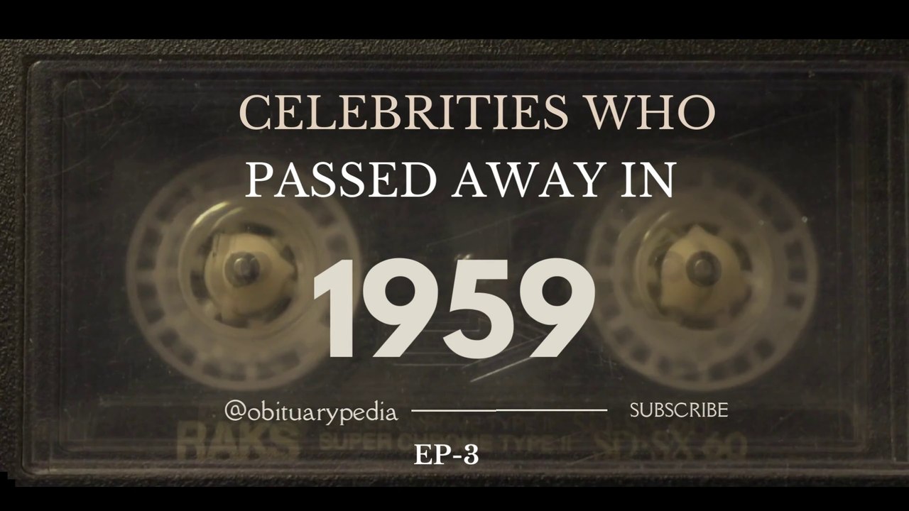 Famous Hollywood Celebrities We've Lost in 1954 - Obituary in 1954
