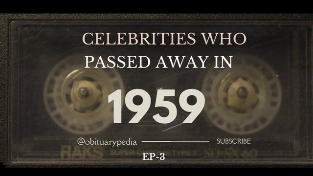 Famous Hollywood Celebrities We've Lost in 1954 - Obituary in 1954