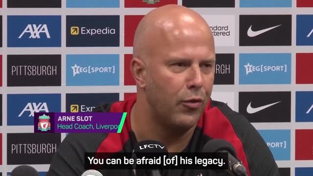 Slot 'not afraid' of Klopp's legacy at Liverpool