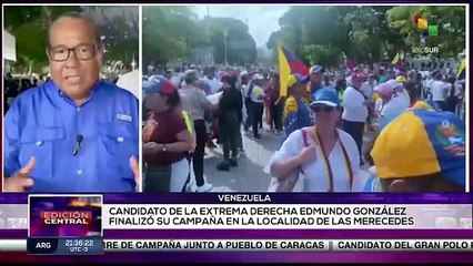 Candidato de la extrema derecha finaliza su cierre de campaña
