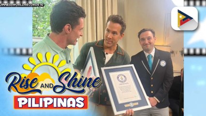 TALK BIZ | Hugh Jackman at Ryan Reynolds, nakatanggap ng 2 titles sa Guinness World Records