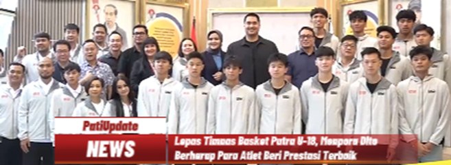 Lepas Timnas Basket Putra U-18, Menpora Dito Berharap Para Atlet Beri Prestasi Terbaik