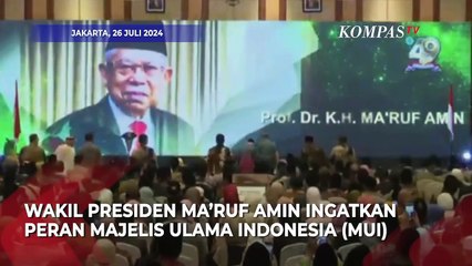 Wapres Maruf Amin Ibaratkan MUI Seperti Kereta Api Bukan Taksi, Ini Alasannya