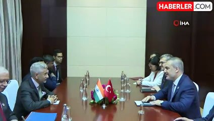 Dışişleri Bakanı Fidan, Hindistan Dışişleri Bakanı Subrahmanyam Jaishankar ile görüştü