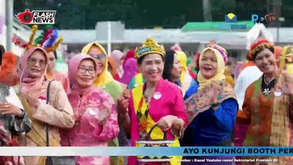 Presiden Jokowi dan Ibu Iriana Hadiri Peringatan Hari Kebaya Nasional di Jakarta