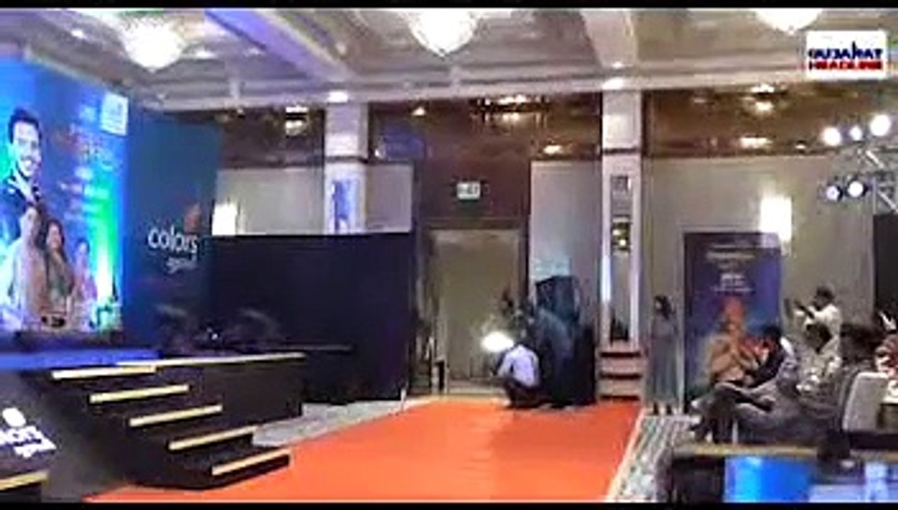 Sana Amin Sheikh for Assal Gujarati TV serial promotion on Colors Channel talk to media in Ahmedabad