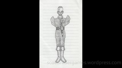 Soldier Pencil Sketch Video #345 (07-27-2024)