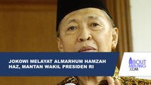 PRESIDEN JOKOWI MELAYAT RUMAH DUKA ALMARHUM HAMZAH HAZ, MANTAN WAKIL PRESIDEN RI 2001-2004