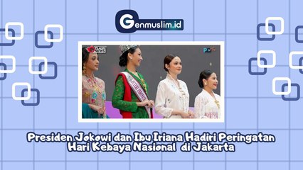 Presiden Jokowi dan Ibu Iriana Hadiri Peringatan Hari Kebaya Nasional di Jakarta