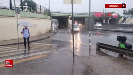 İstanbul hafta sonuna yağmurla uyandı