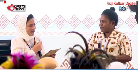 Ibu Iriana Jokowi dan Oase Kim Hadiri Forum Peningkatan Kompetensi Pelaku UMKM