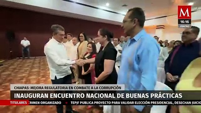 Rutilio Escandón encabeza Encuentro Nacional de Buenas Prácticas en el Combate a la Corrupción