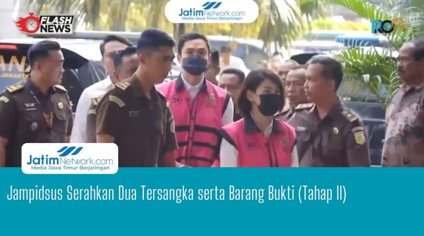 Jampidsus Serahkan Dua Tersangka serta Barang Bukti (Tahap II)