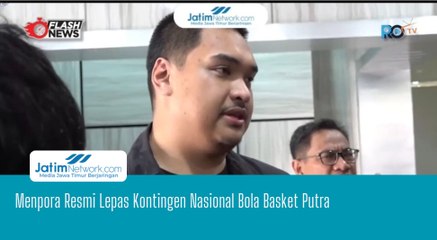 Menpora Resmi Lepas Kontingen Nasional Bola Basket Putra