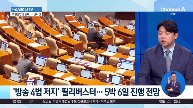 방통위법 상정에…국민의힘 필리버스터로 맞불