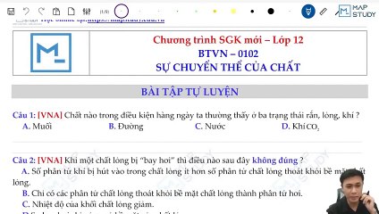 BT - SỰ CHUYỂN THỂ CỦA CÁC CHẤT