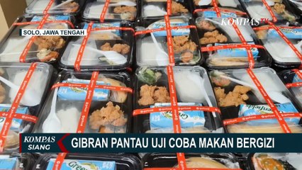 Download Video: Gibran Pantau Uji Coba Makan Bergizi Gratis di Solo