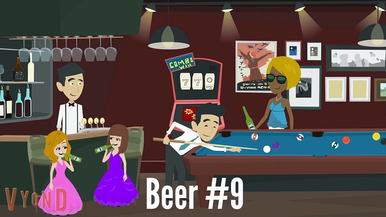 2 little girls get drunk at the bar (Made by Cornelius McDonald - JCAW Girls)