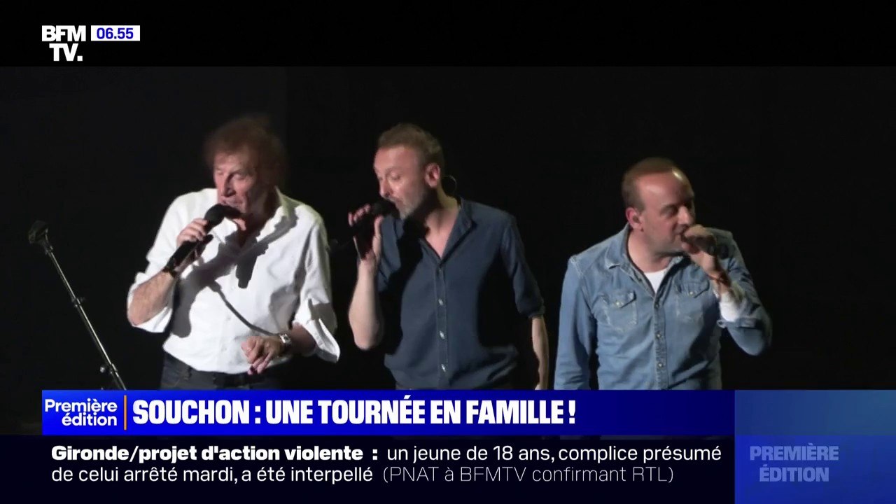 Alain Souchon revisite ses tubes avec ses deux fils pour une tournée en famille