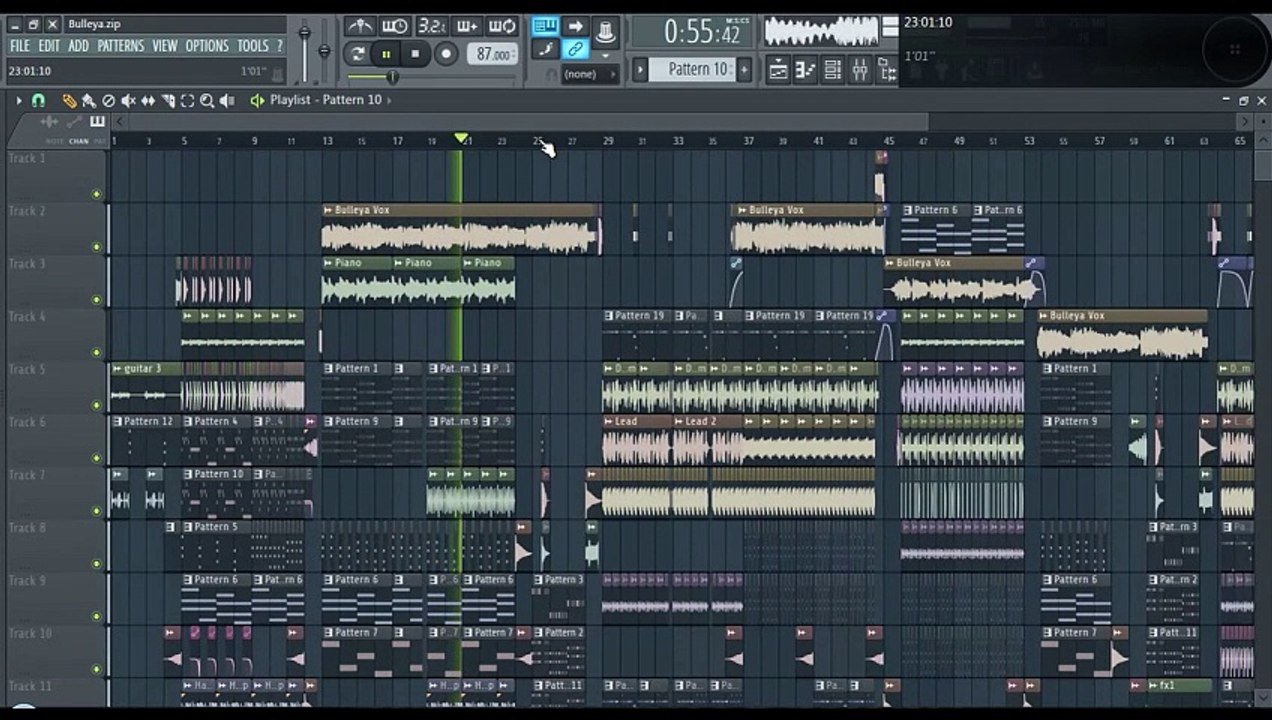 Bulleya - Deejay Rax & Dj Ree Kara Remix _ FL Studio Remix FLP