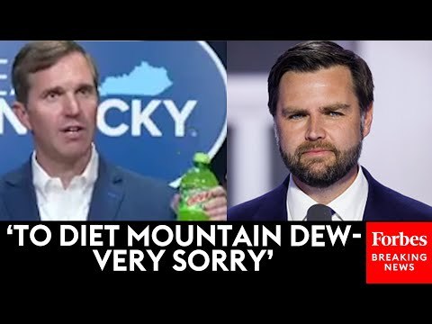 MUST WATCH: Top Dem VP Contender Gov. Beshear Slams VP Nominee JD Vance Over Mountain Dew Comments