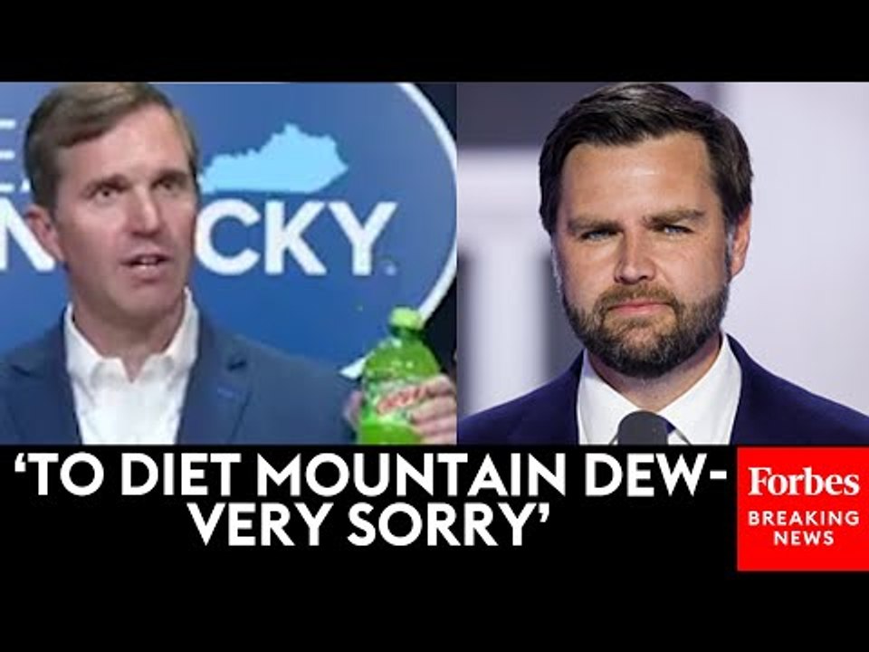 MUST WATCH: Top Dem VP Contender Gov. Beshear Slams VP Nominee JD Vance Over Mountain Dew Comments