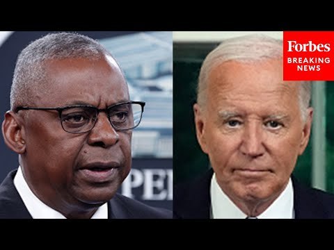 JUST IN: Secretary Of Defense Austin Holds First Press Briefing Since Biden Ended 2024 Bid