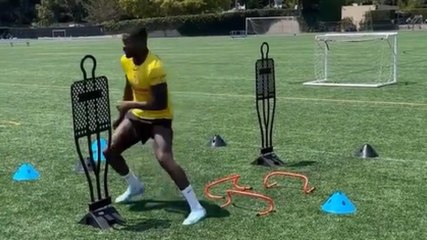 Inter, guarda Thuram: il francese si allena per farsi trovare pronto per il rientro