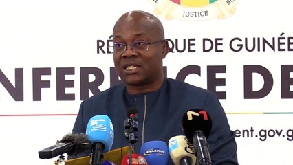 Presidence de la République: Conférence de presse Ousmane Gaoual et General Amara Camara