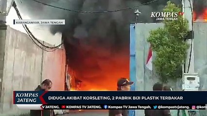 Tải video: Diduga Akibat Korsleting, 2 Pabrik Biji Plastik Terbakar