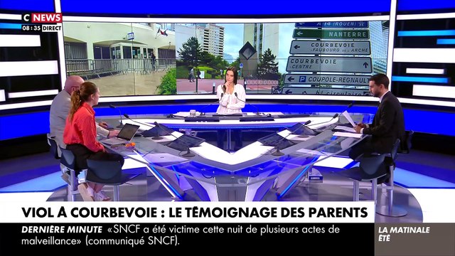 Le témoignage bouleversant sur CNews des parents de l'enfant violée à Courbevoie: Avoir été séquestrée pendant 1h30, battue, injuriée, violée, tout cela ne peut que laisser des traces!