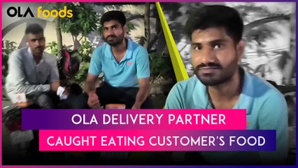 Ola Foods Delivery Agent Caught Eating Customer’s Order, Says ‘Joh Karna Hai Karo’; Video Goes Viral