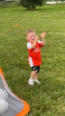 Toddler Uses Hands Instead of Legs to Score Goal