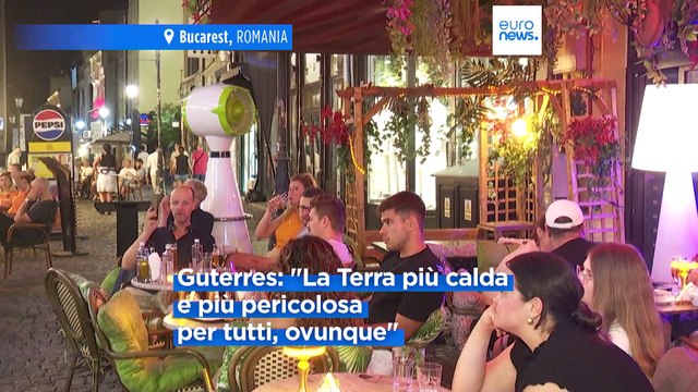 Caldo estremo, il capo dell'Onu Guterres lancia un appello all'azione contro la crisi climatica