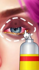 Cleaning dirty face|| ASMR|| makeup tutorials|| games||