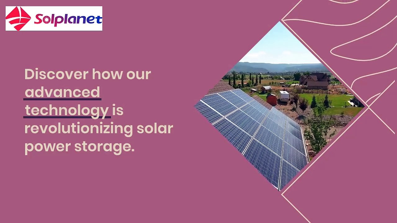 SolPlanet Solar Batteries Power Your Future with Green Energy